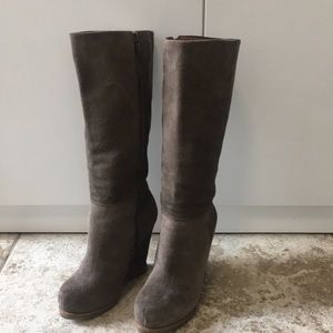 Lucky Brand Suede wedge boots
